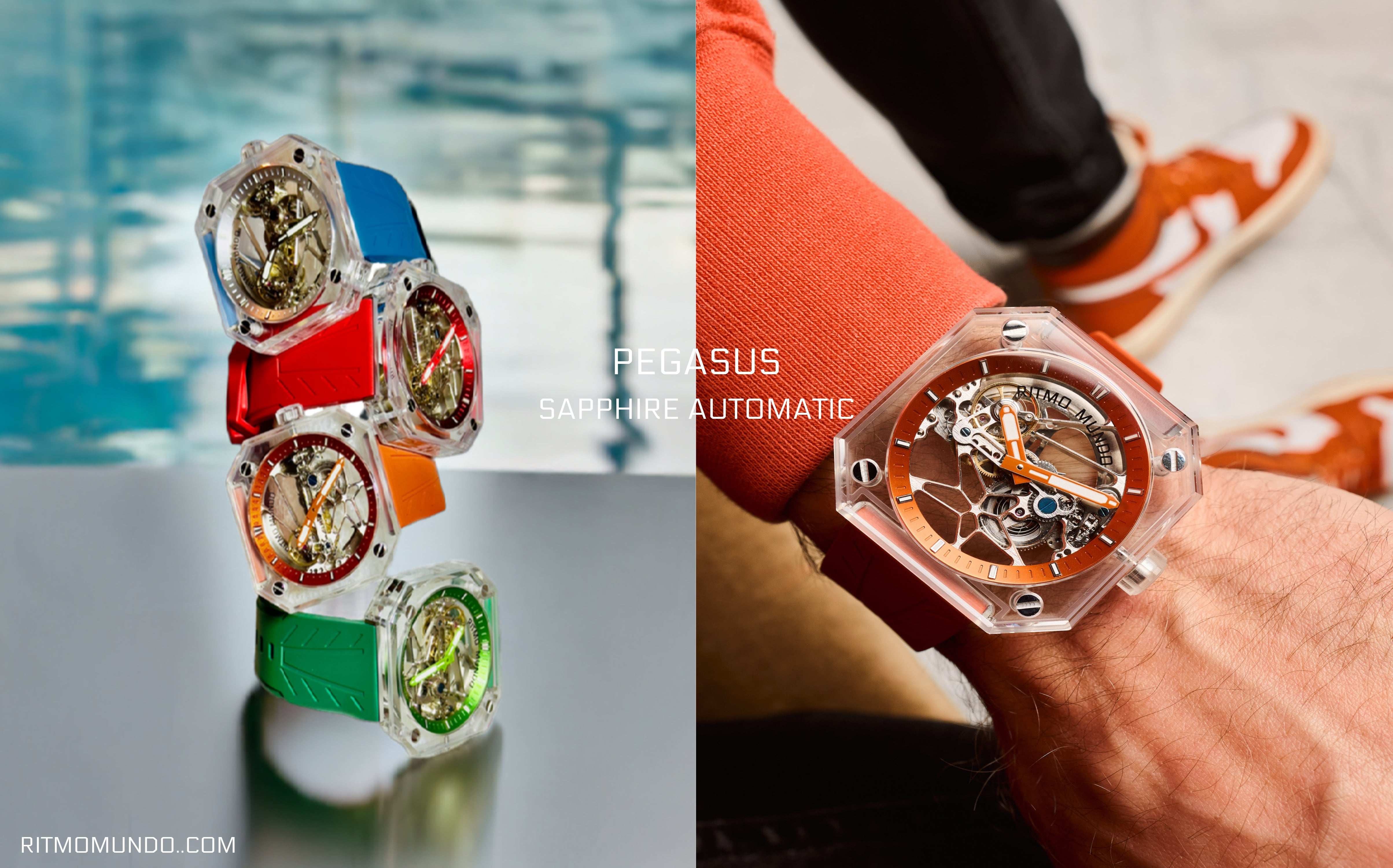 RITMOMVNDO腕時計 Acqua Sapphire Winding Automatic | Ritmo Mundo