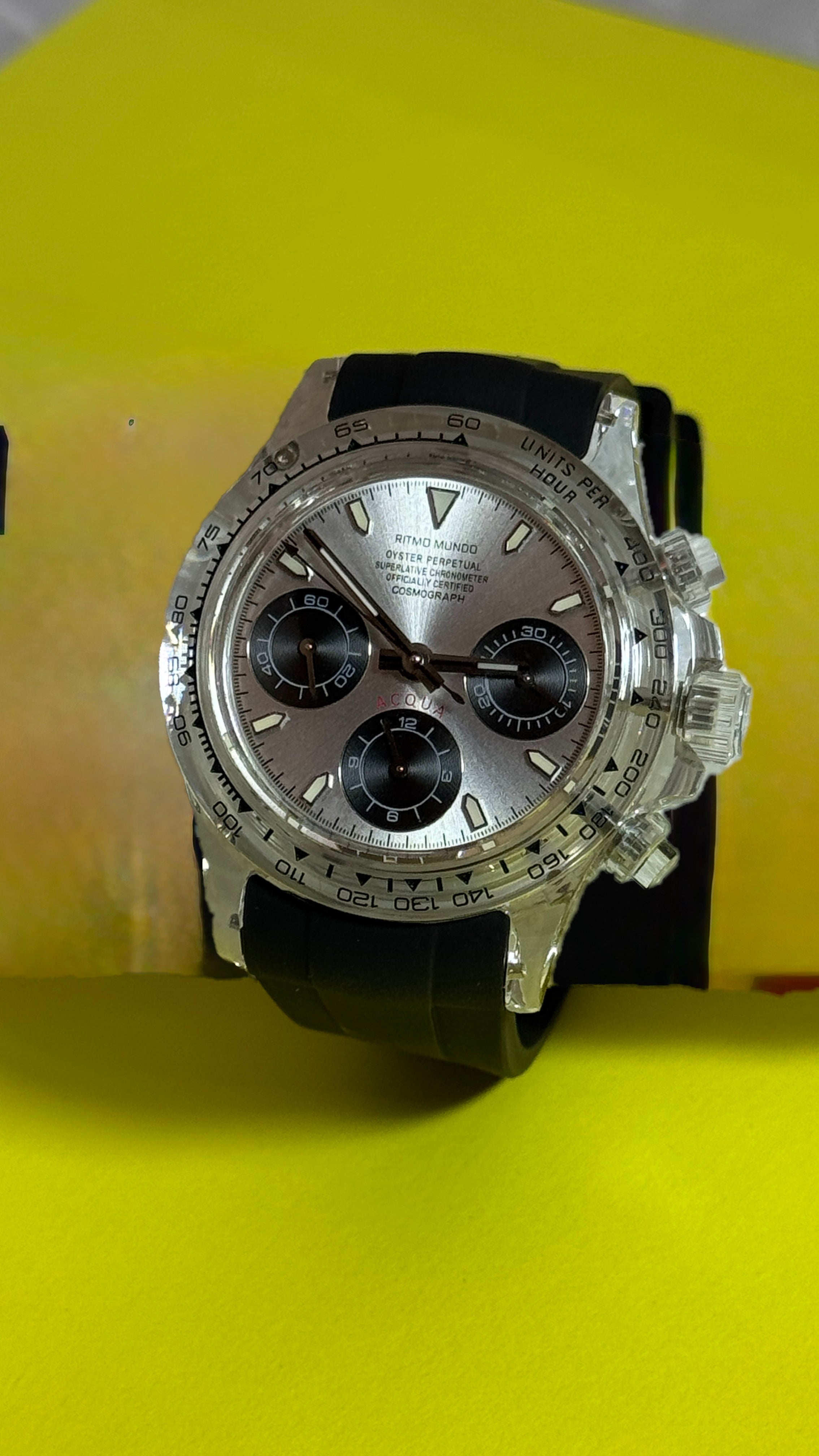 Acqua Automatic Sapphire Clear 39 mm