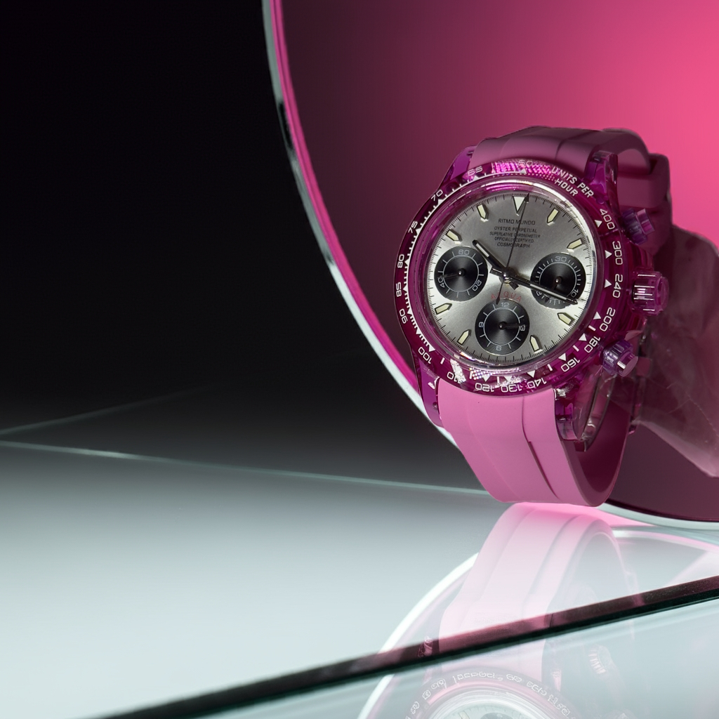 Acqua Automatic Sapphire Pink 39 mm