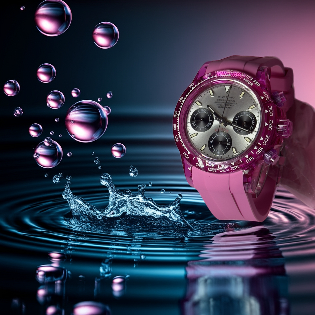 Acqua Automatic Sapphire Pink 39 mm