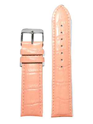 23mm Coral Leather Strap