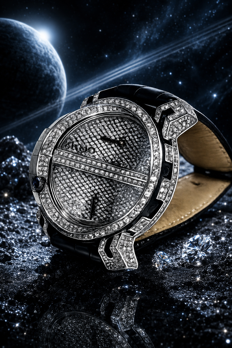 Diamond Persepolis Quartz Full Pave
