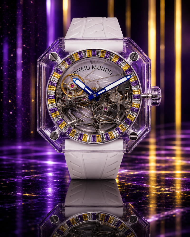 Pegasus Purple & Gold Stones