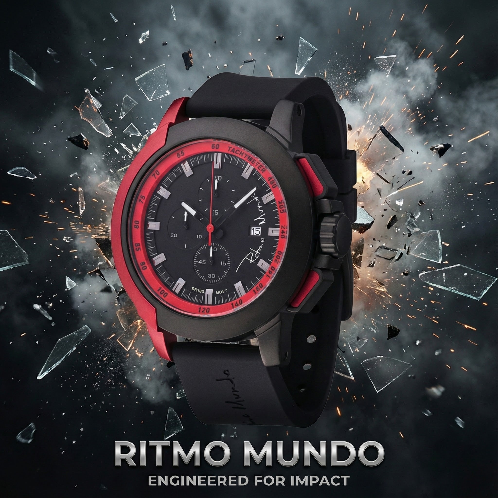 Quantum 2 43mm Red | Ritmo Mundo