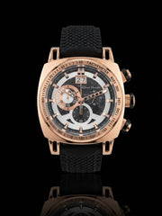 Racer 20th Anniversary Art Deco Rose Gold Black
