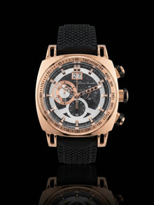 Racer 20th Anniversary Art Deco Rose Gold Black