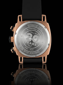 Racer 20th Anniversary Art Deco Rose Gold Black