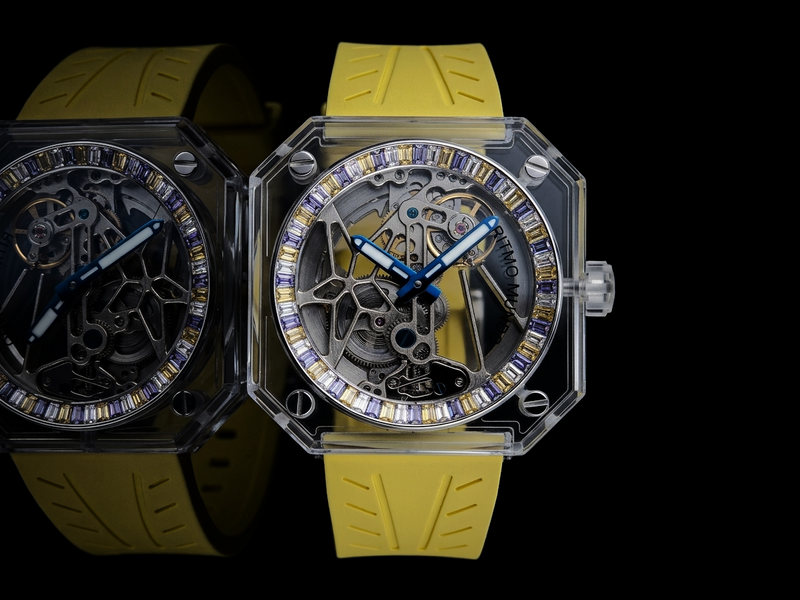 Pegasus Purple & Gold Stones