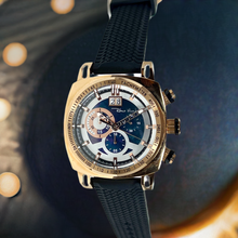 Racer 20th Anniversary Art Deco Rose Gold Black