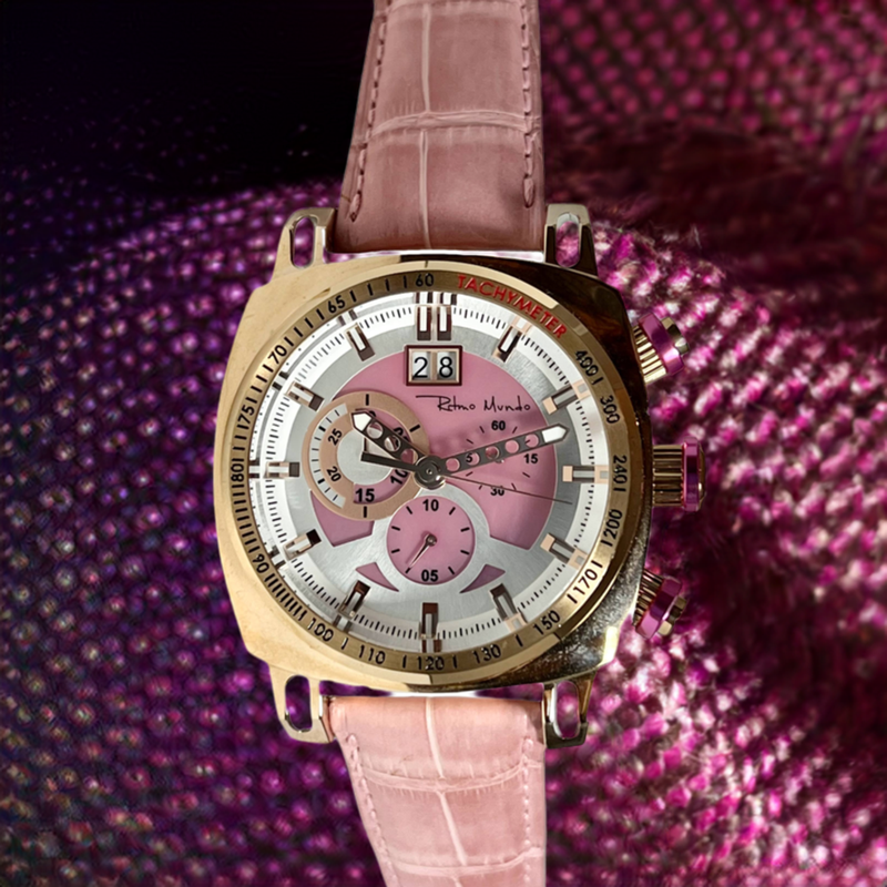 Racer 20th Anniversary Art Deco Rose Gold Pink