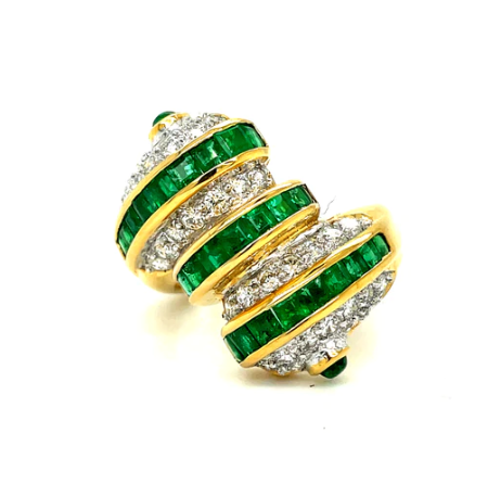 Designer Prestige Emerald & Diamond Ring