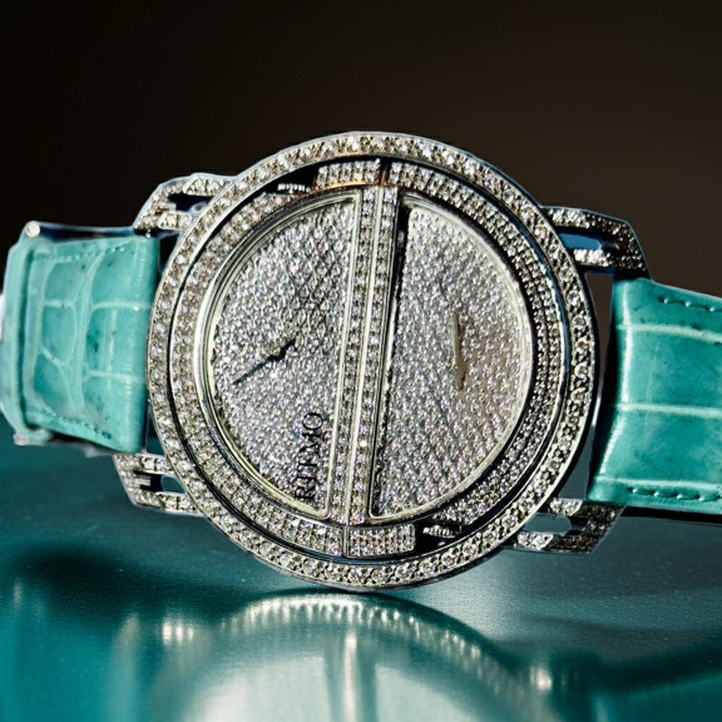 Diamond Persepolis Quartz Full Pave