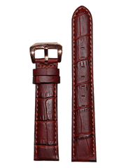 18mm Leather Strap with Traditional Steel Buckle
