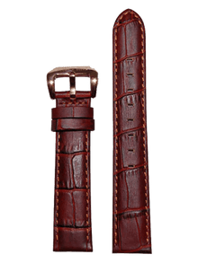 18mm Leather Strap with Traditional Steel Buckle