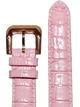 20mm Pink Leather Strap