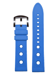 23mm Air Hole Rubber Strap Blue