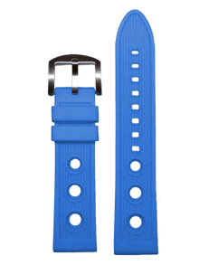 23mm Air Hole Rubber Strap Blue