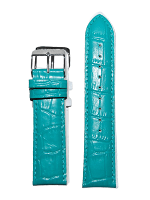 23mm Turquoise Leather Strap