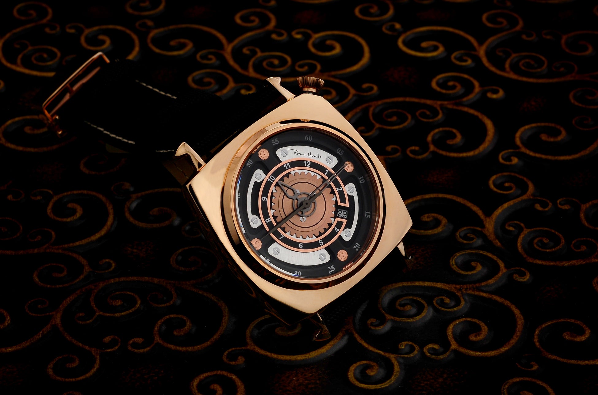 Chaos Automatic Rose Gold Black