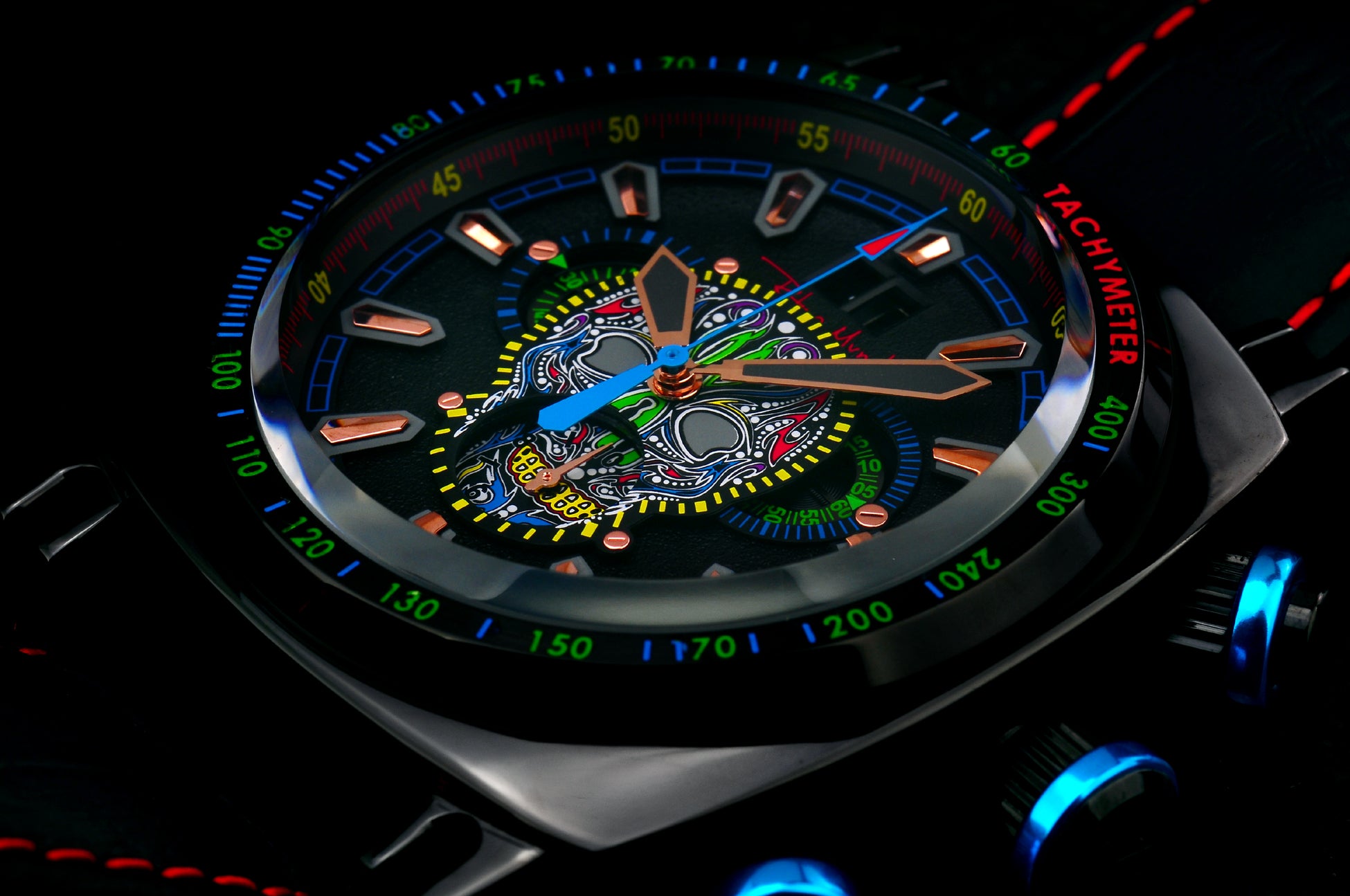 Racer Black Skull Multi Color Model 2221/17