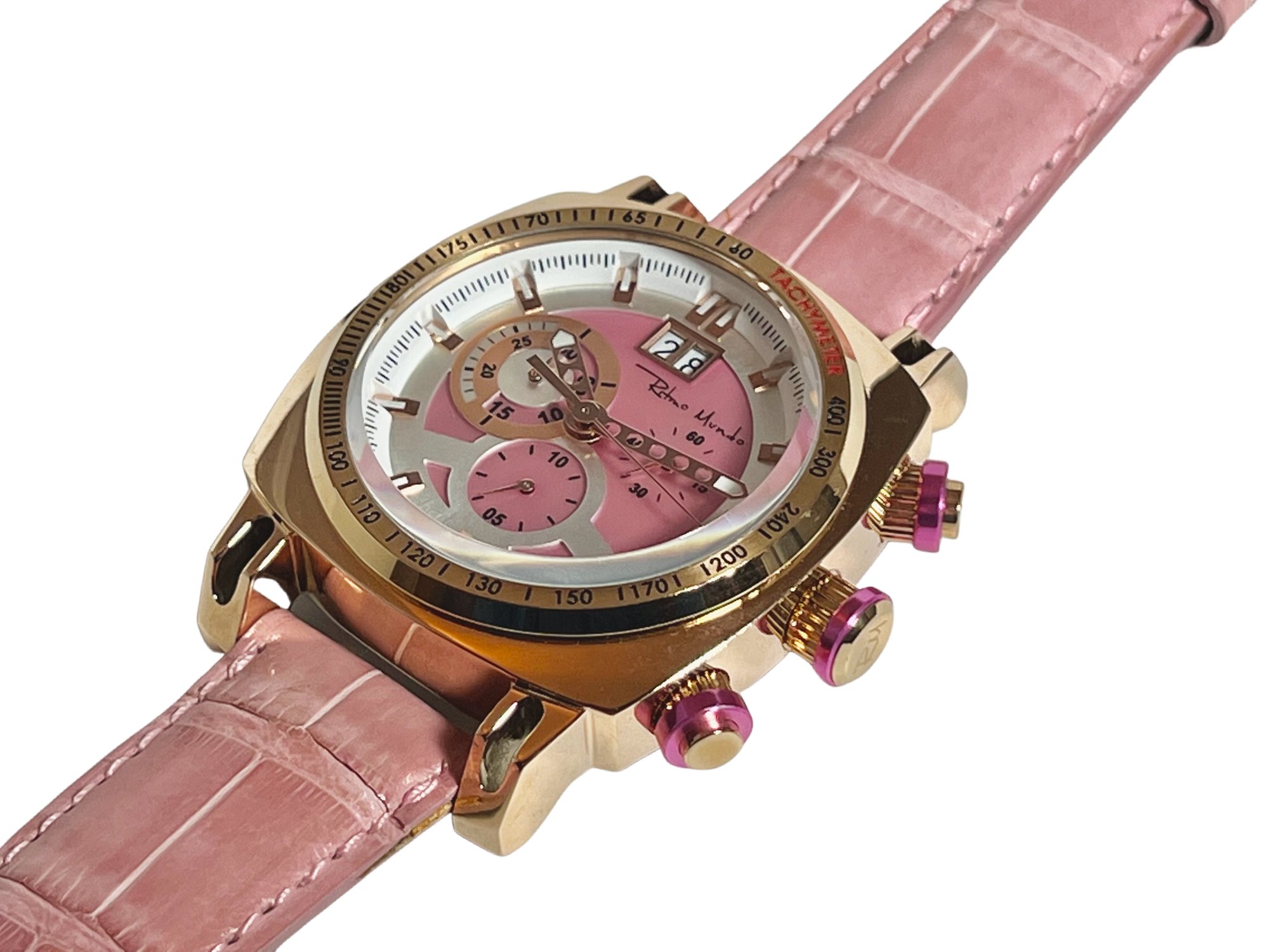 Racer 20th Anniversary Art Deco Rose Gold Pink