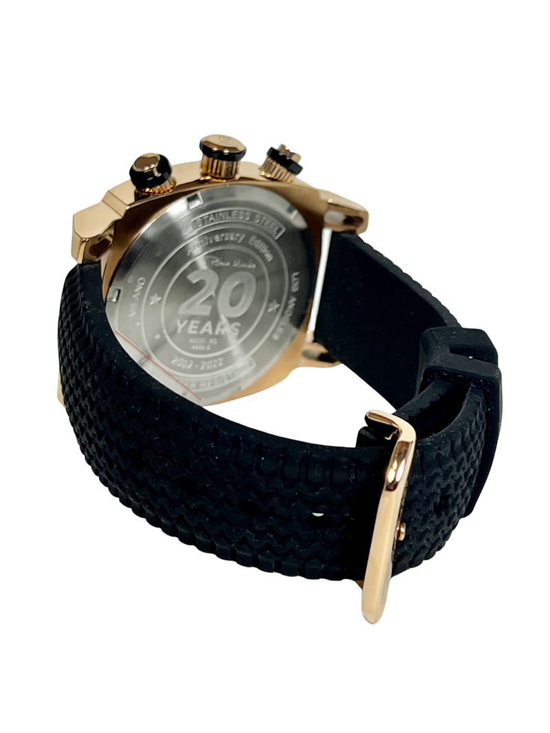 Racer 20th Anniversary Art Deco Rose Gold Black